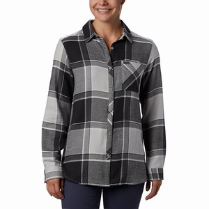 Columbia Simply Put™ II Flannel Skjorta Dam Grå/Svarta (BCPGE2675)